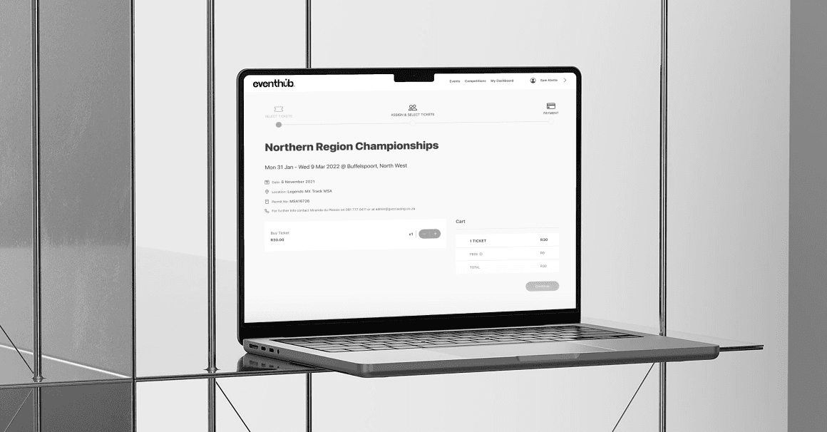 EHUB ticket checkout flow