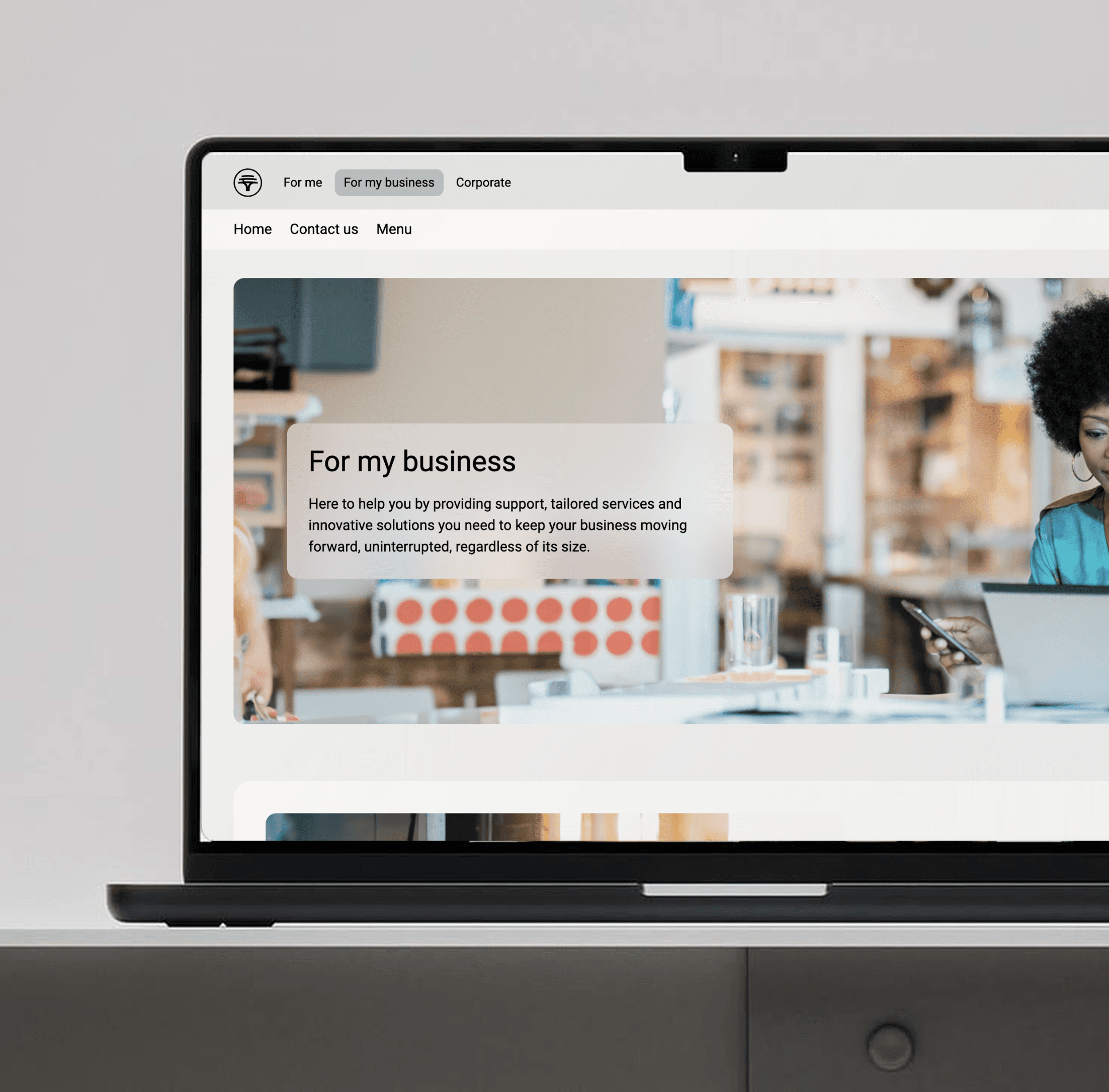 FNB, enterprise banking UI/UX design work